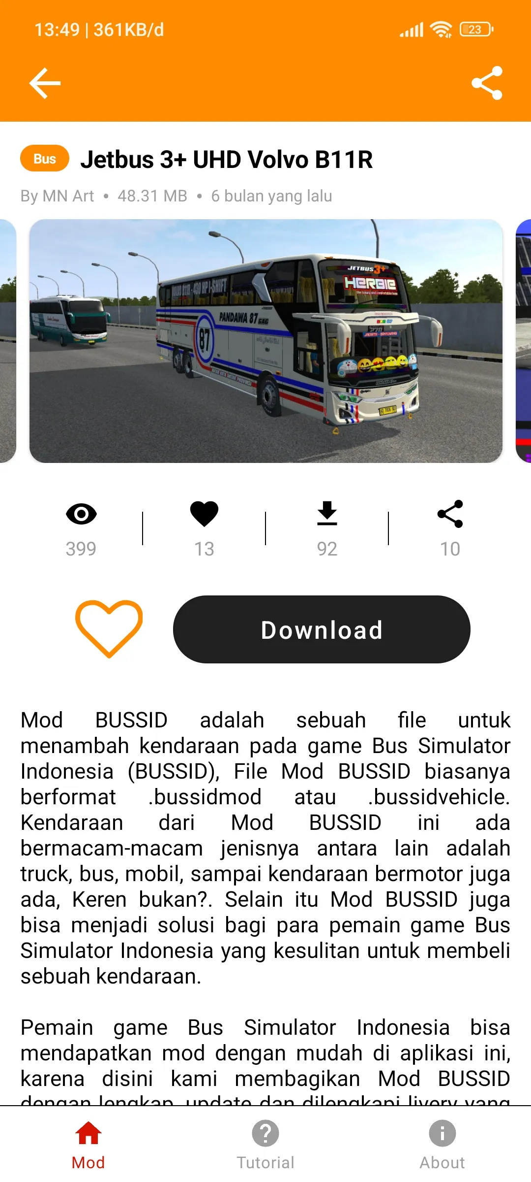 Mod Bussid Karnataka Traffic | Indus Appstore | Screenshot