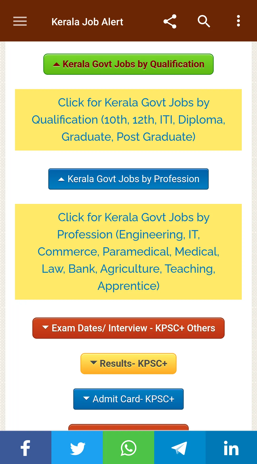 Kerala job Alert | Indus Appstore | Screenshot