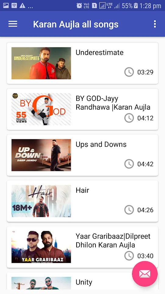 Karan Aujla All Song Videos 20 | Indus Appstore | Screenshot