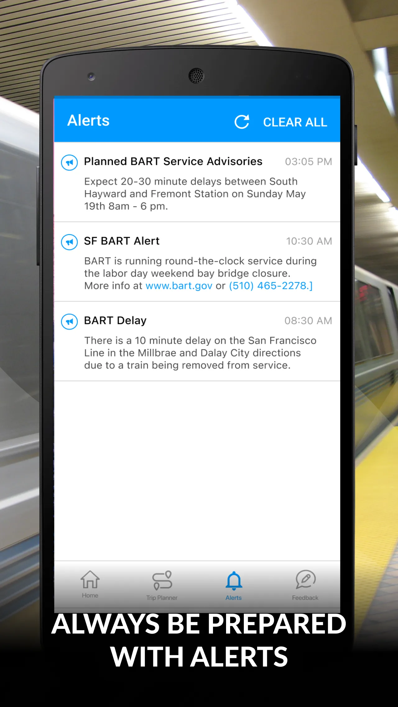 Live BART | Indus Appstore | Screenshot