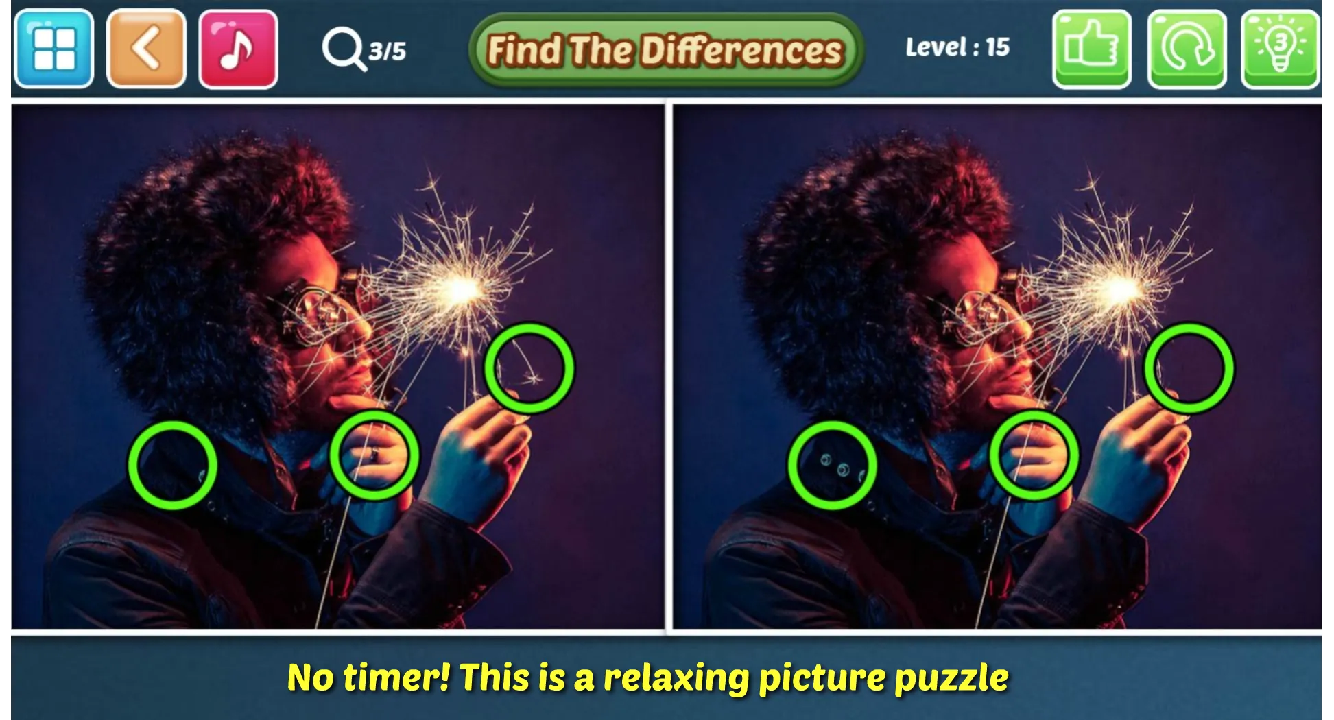 Find the difference 10 mb game | Indus Appstore | Screenshot