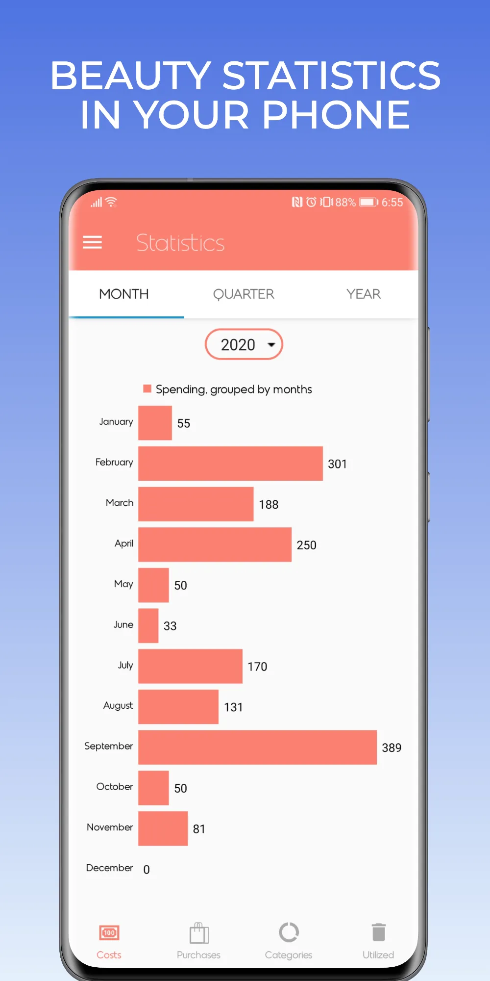 Beautistics: Makeup Organizer | Indus Appstore | Screenshot