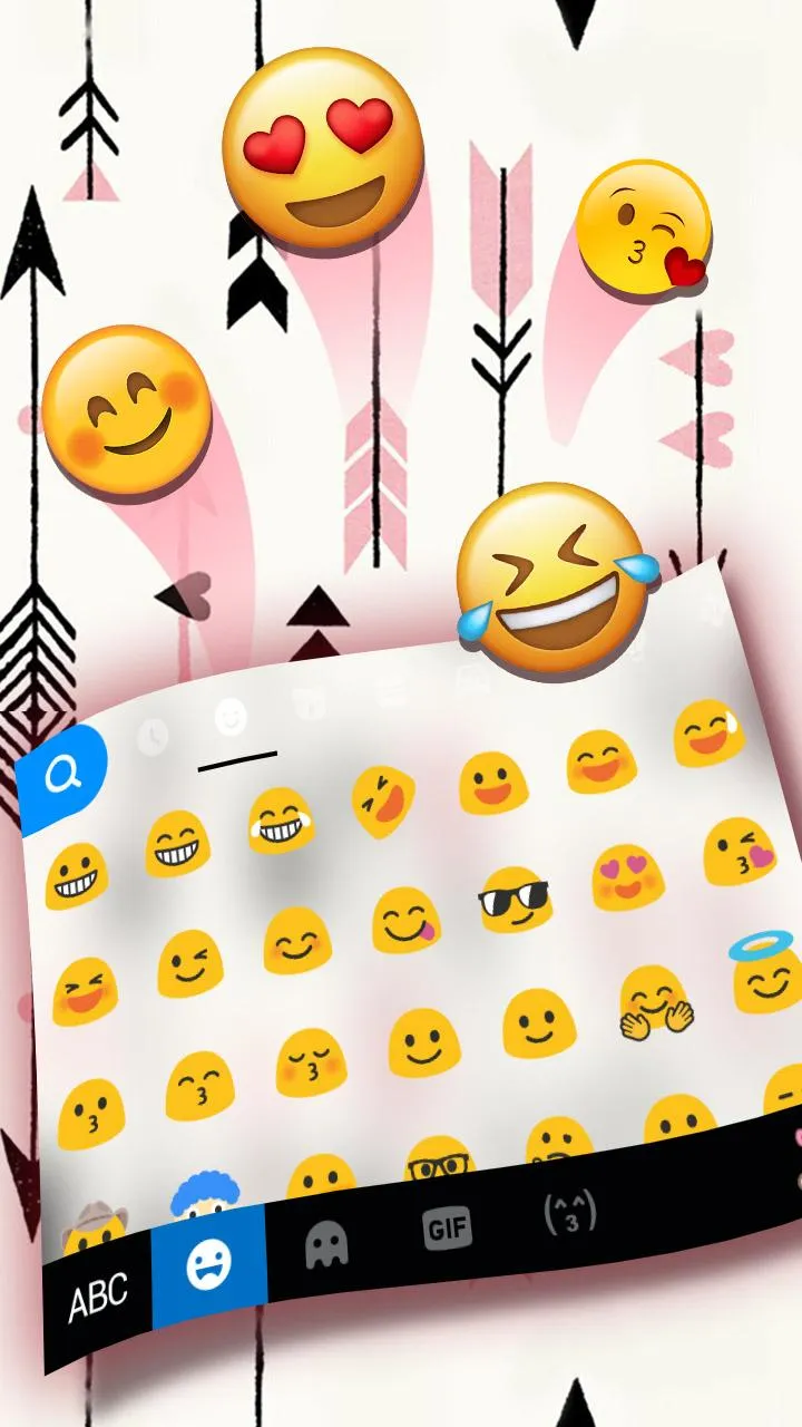 Pink Arrow Keyboard Theme | Indus Appstore | Screenshot