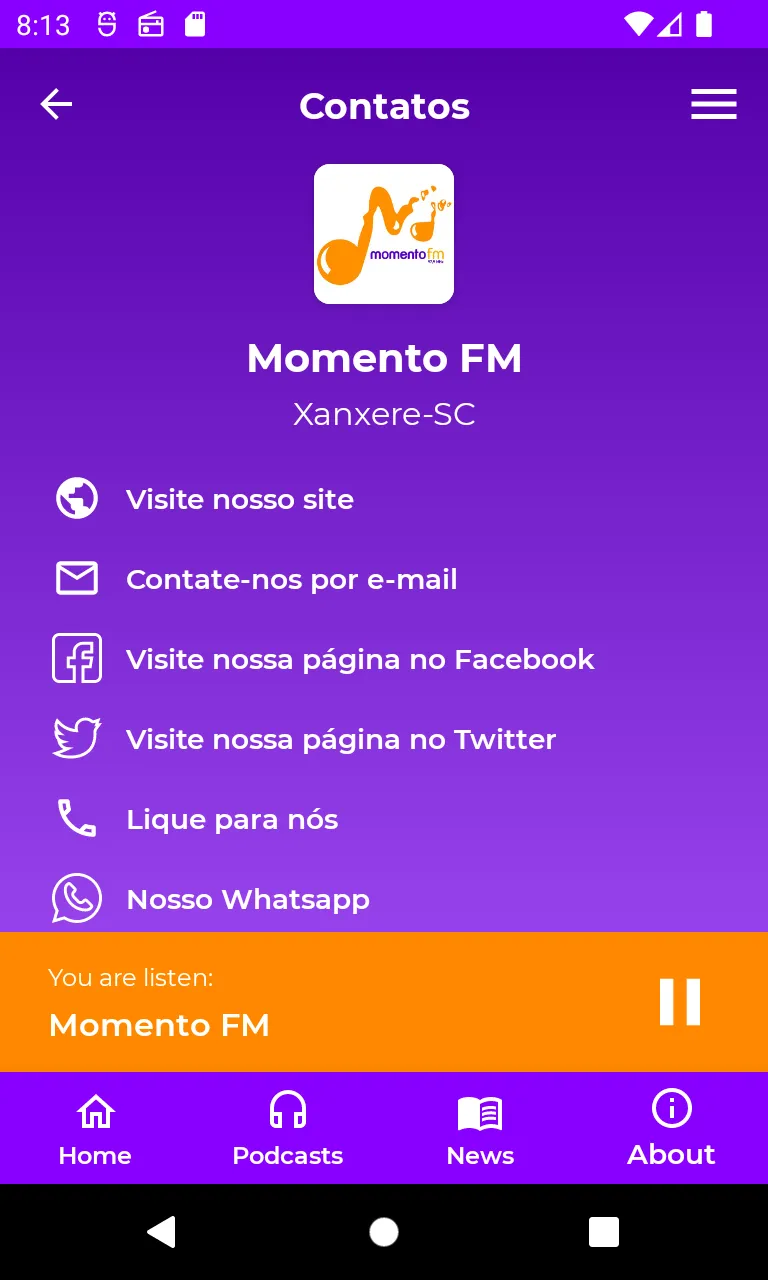 Momento FM | Indus Appstore | Screenshot