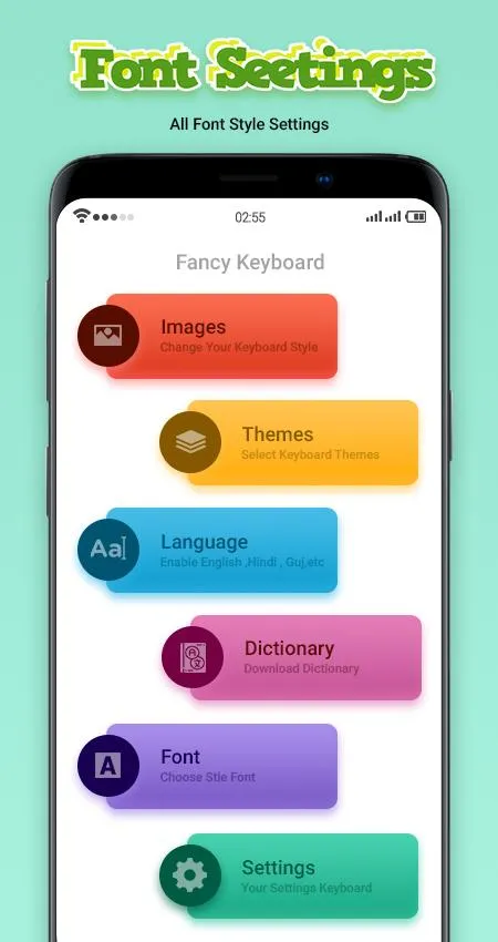 Fancy Style Keyboard - Cool Fo | Indus Appstore | Screenshot