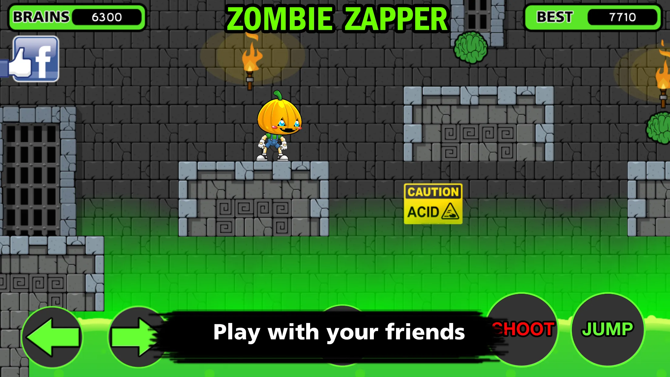 Zombie Zapper  The Brain Drain | Indus Appstore | Screenshot