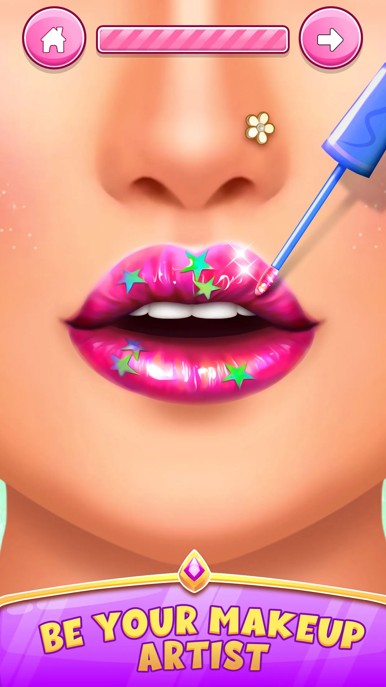 DIY Lip Art: Lipstick Makeover | Indus Appstore | Screenshot