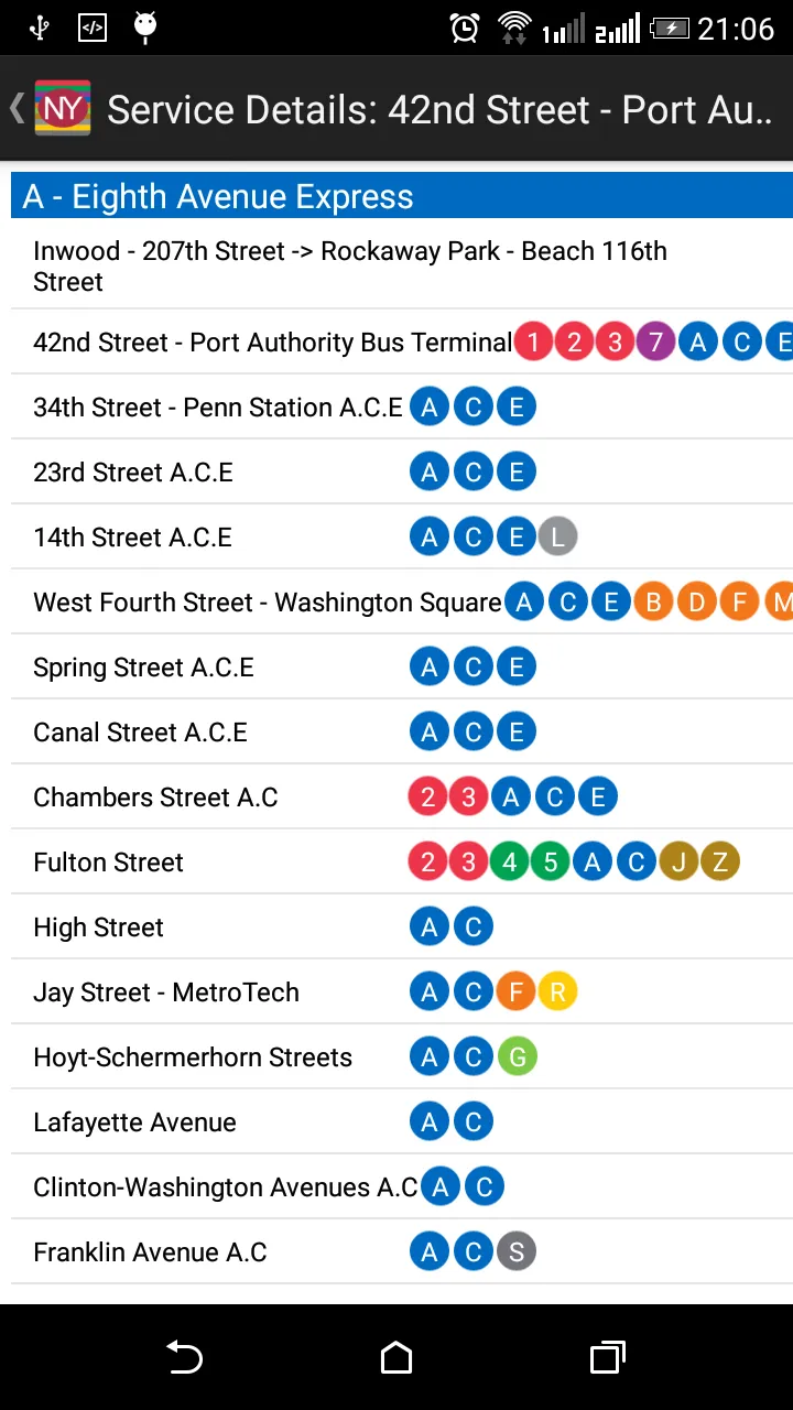 New York Subway Route Planner | Indus Appstore | Screenshot