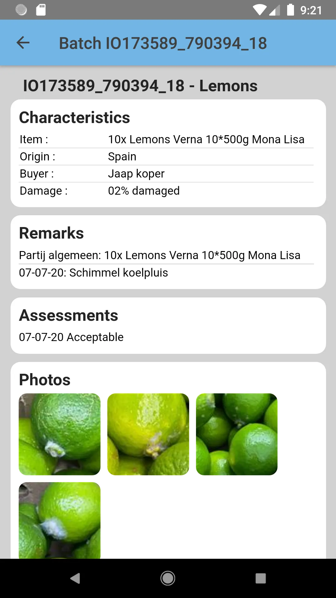 FreshControl QC App | Indus Appstore | Screenshot