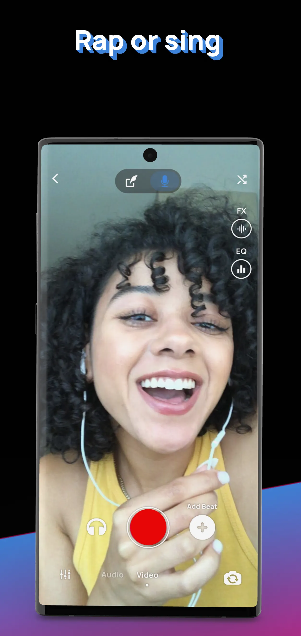 Voloco: Auto Vocal Tune Studio | Indus Appstore | Screenshot