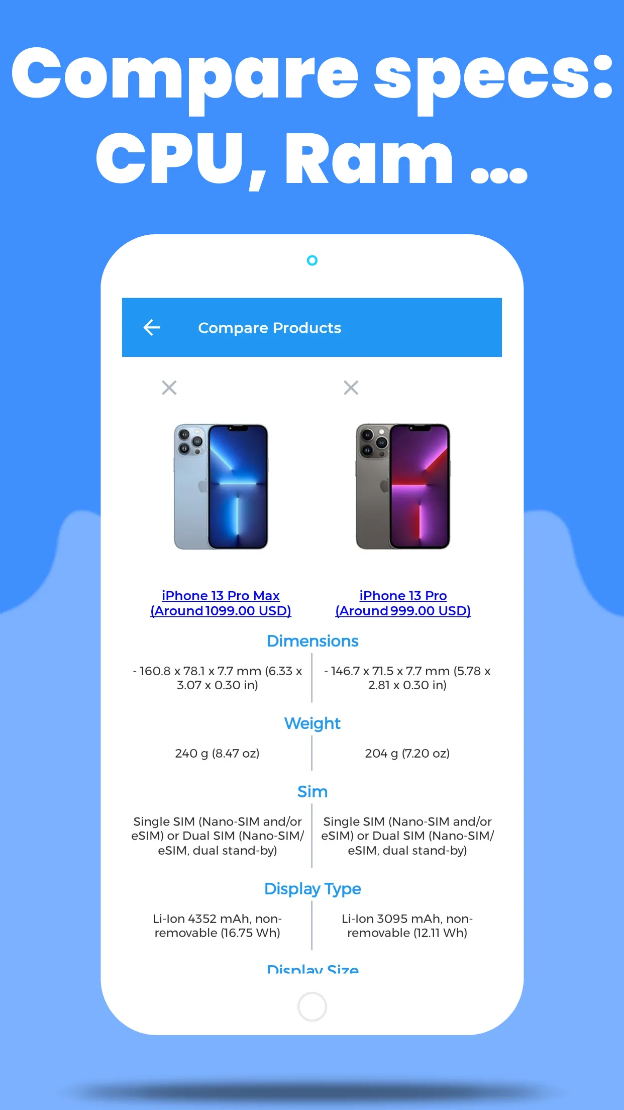 Compare Phones Prices & Specs | Indus Appstore | Screenshot