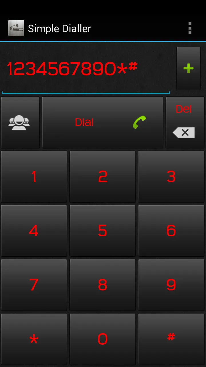 Simple Dialler | Indus Appstore | Screenshot