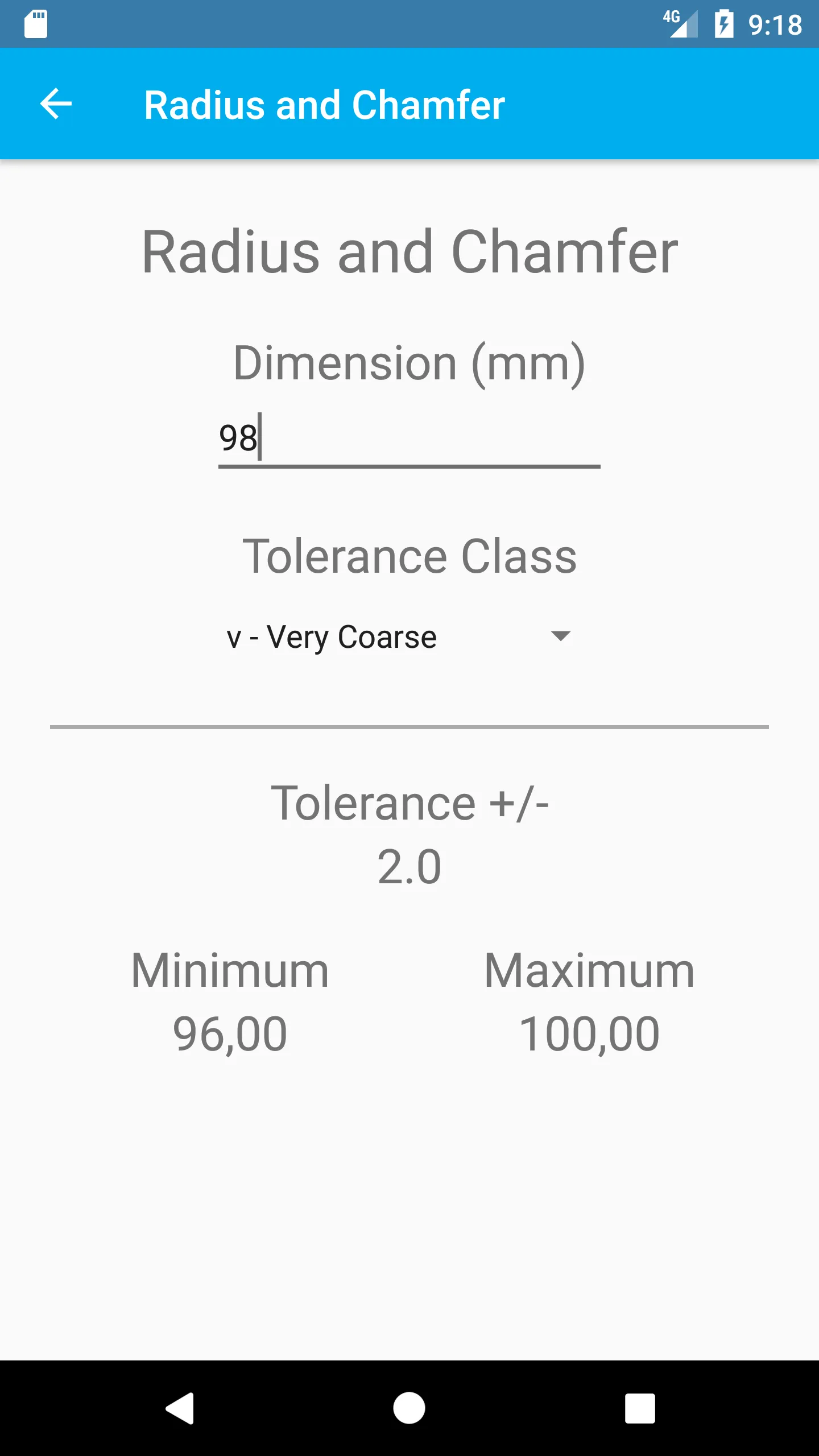 General Tolerances | Indus Appstore | Screenshot