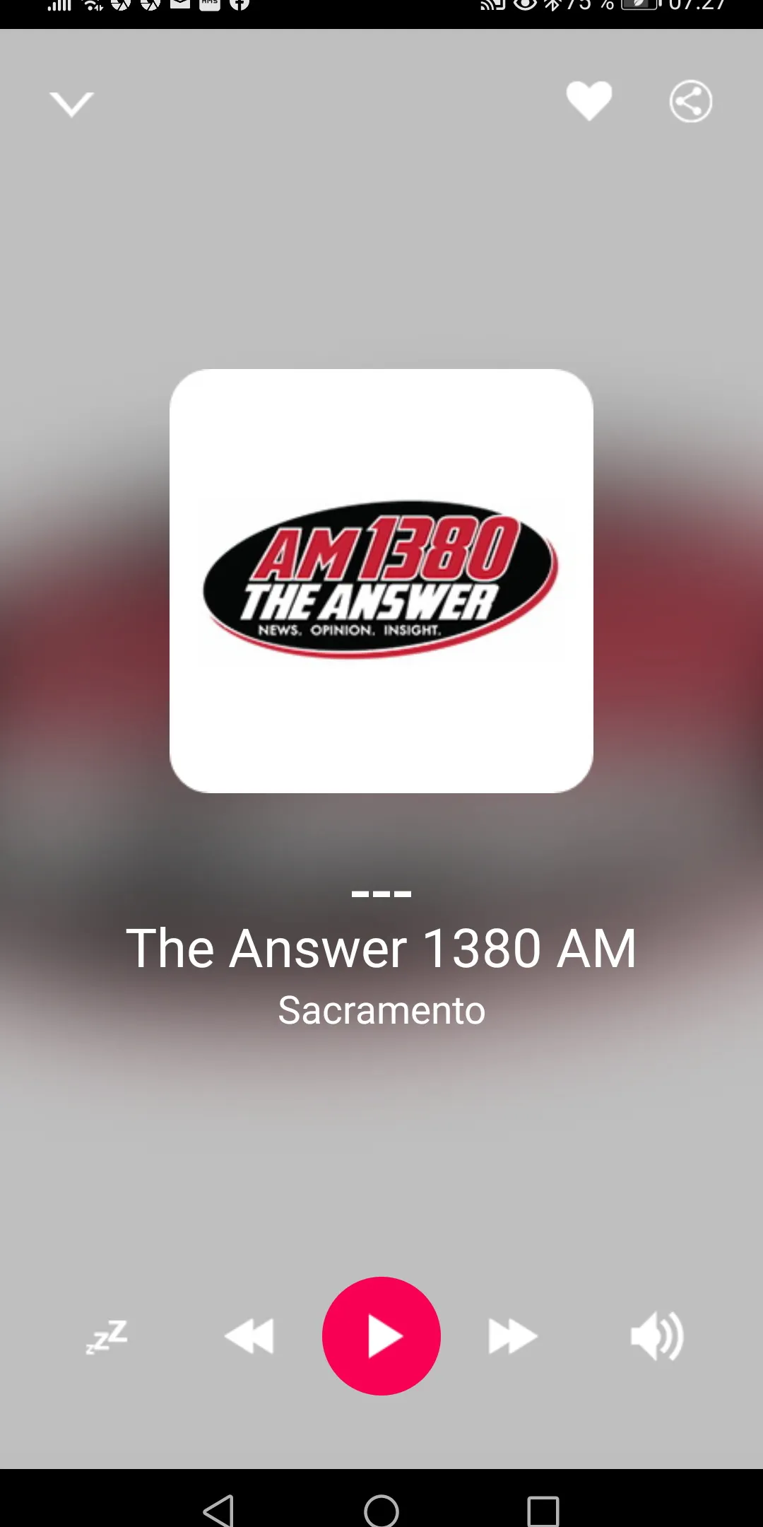 Sacramento Radio Stations, USA | Indus Appstore | Screenshot