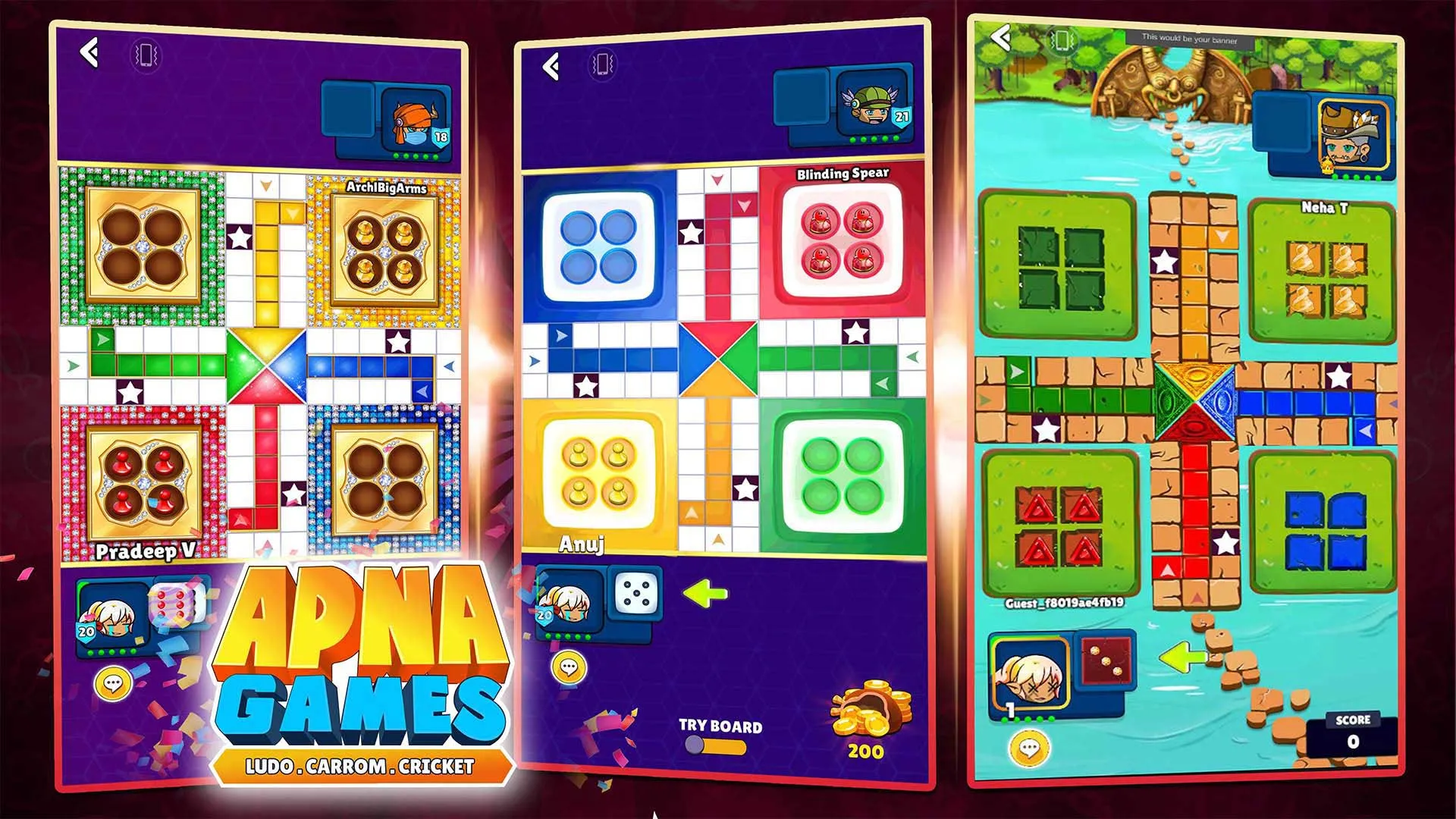 Apna Games Ludo Carrom Cricket | Indus Appstore | Screenshot