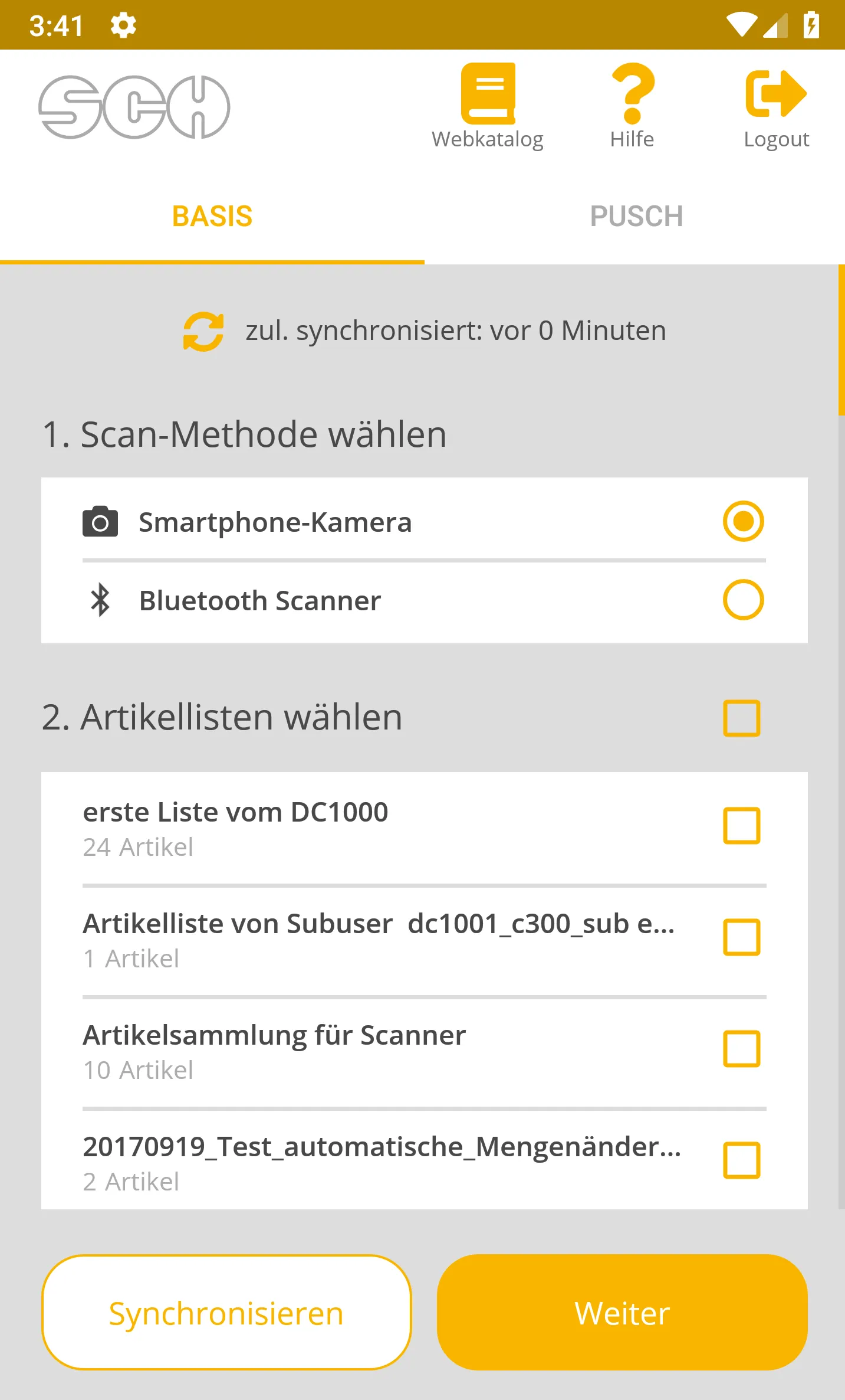 Schachermayer Scan | Indus Appstore | Screenshot