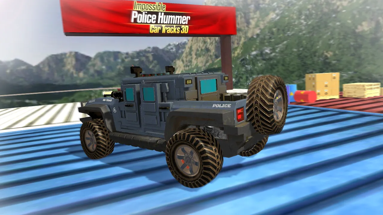 Impossible Ramp Hummer Car 3D | Indus Appstore | Screenshot