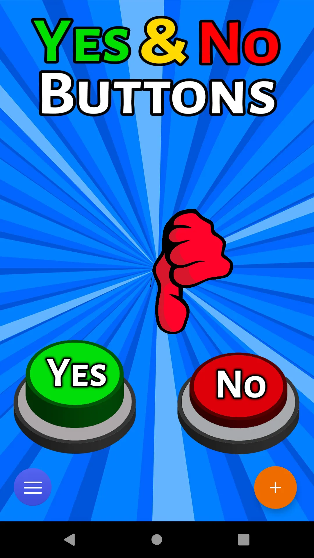 Yes & No Buttons Game Buzzer | Indus Appstore | Screenshot