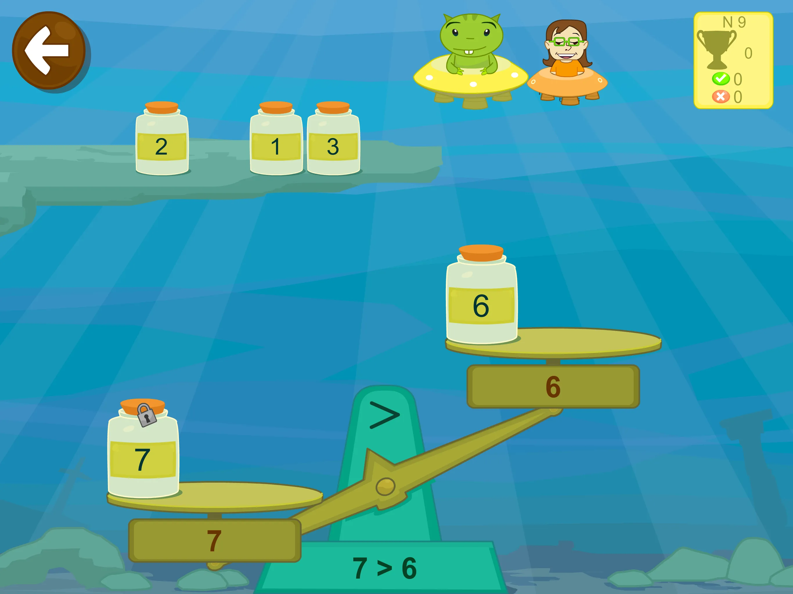 Matemáticas con Grin I 4,5,6 | Indus Appstore | Screenshot