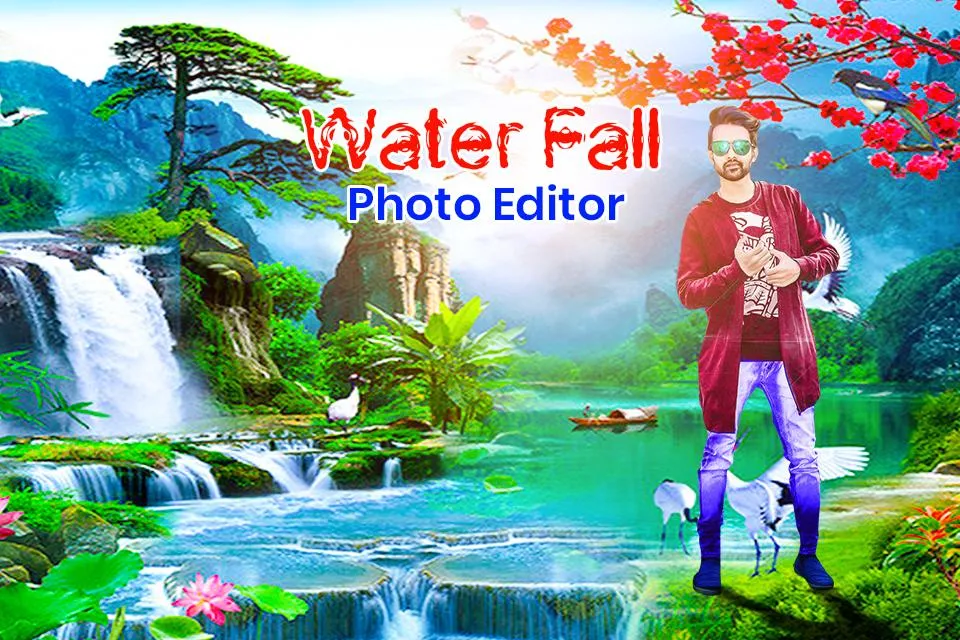 Waterfall Photo Frames | Indus Appstore | Screenshot