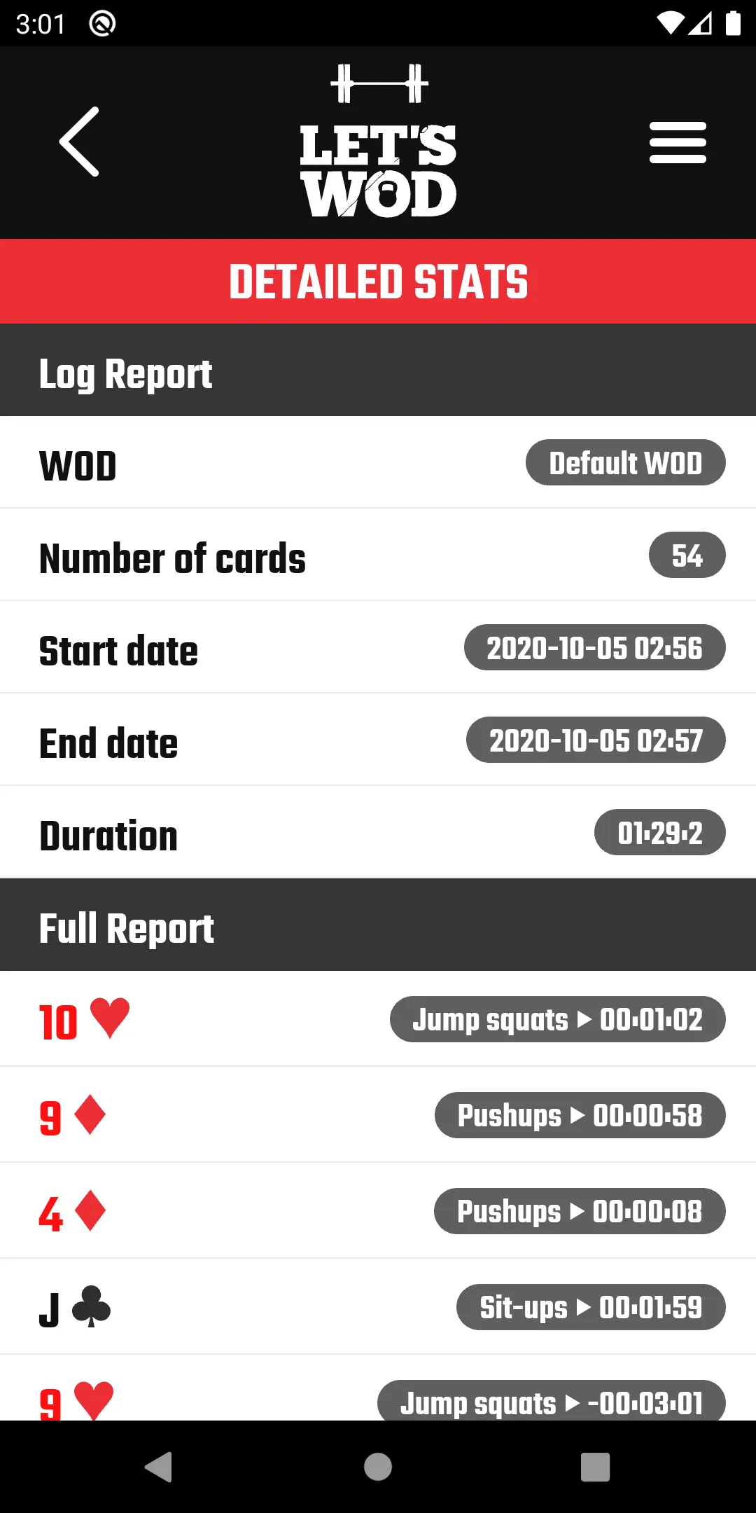 WOD Deck of Cards | Indus Appstore | Screenshot