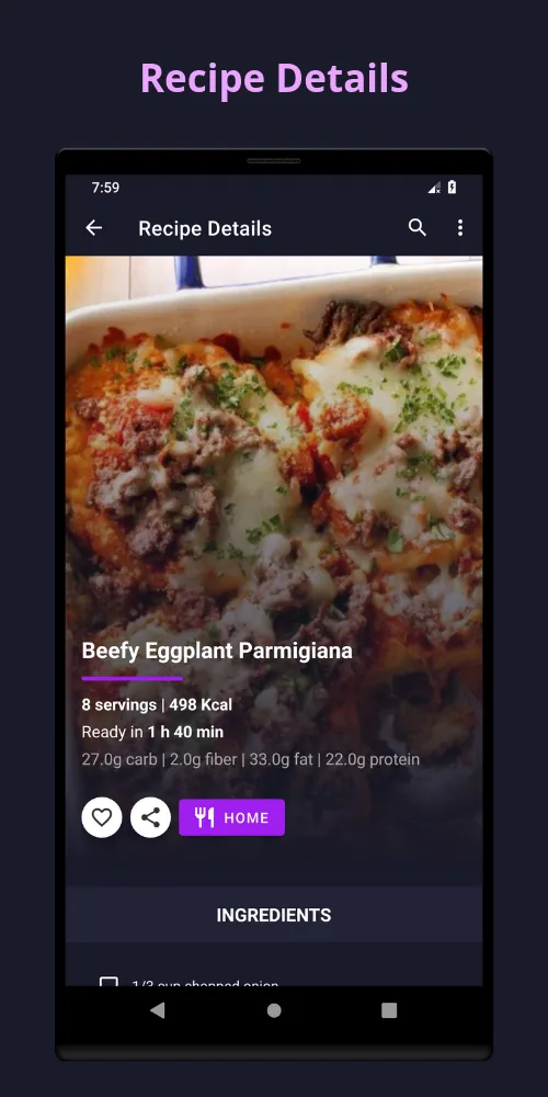 Eggplant: Vegetable Recipes | Indus Appstore | Screenshot