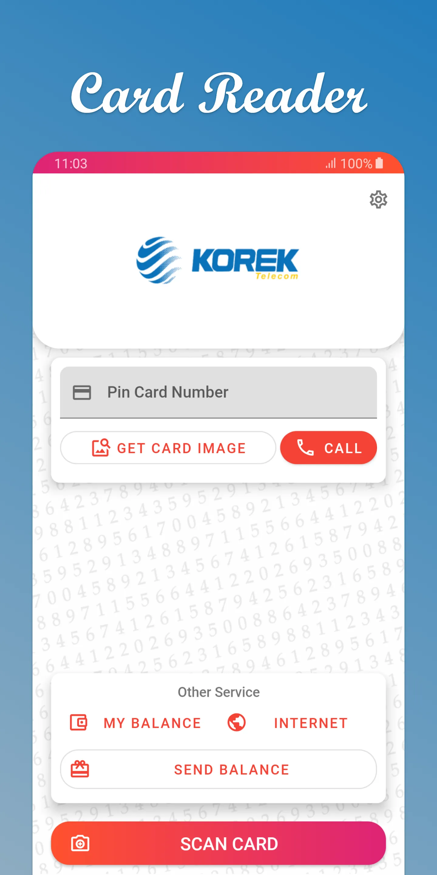 Card Reader (Pin Code Scan) | Indus Appstore | Screenshot