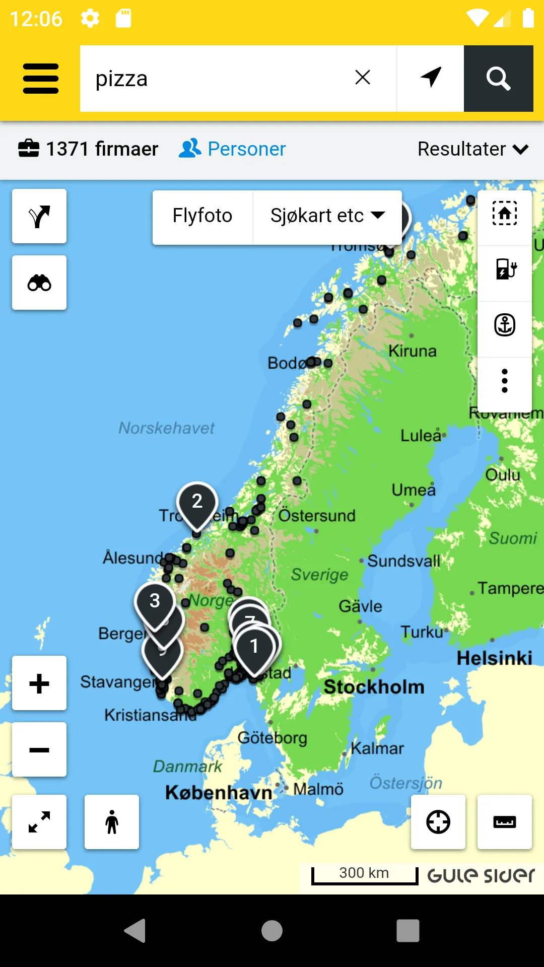 Gule Sider - Søk, oppdag, del | Indus Appstore | Screenshot