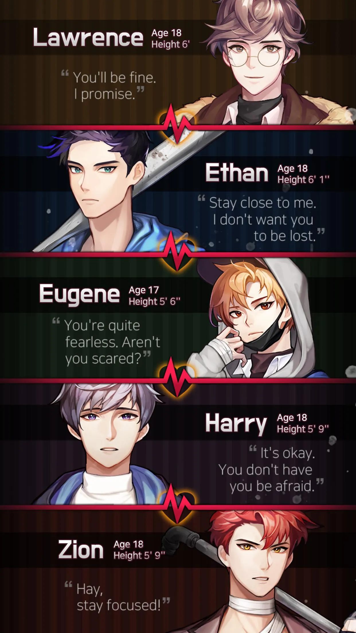 Dangerous Fellows:Otome Dating | Indus Appstore | Screenshot