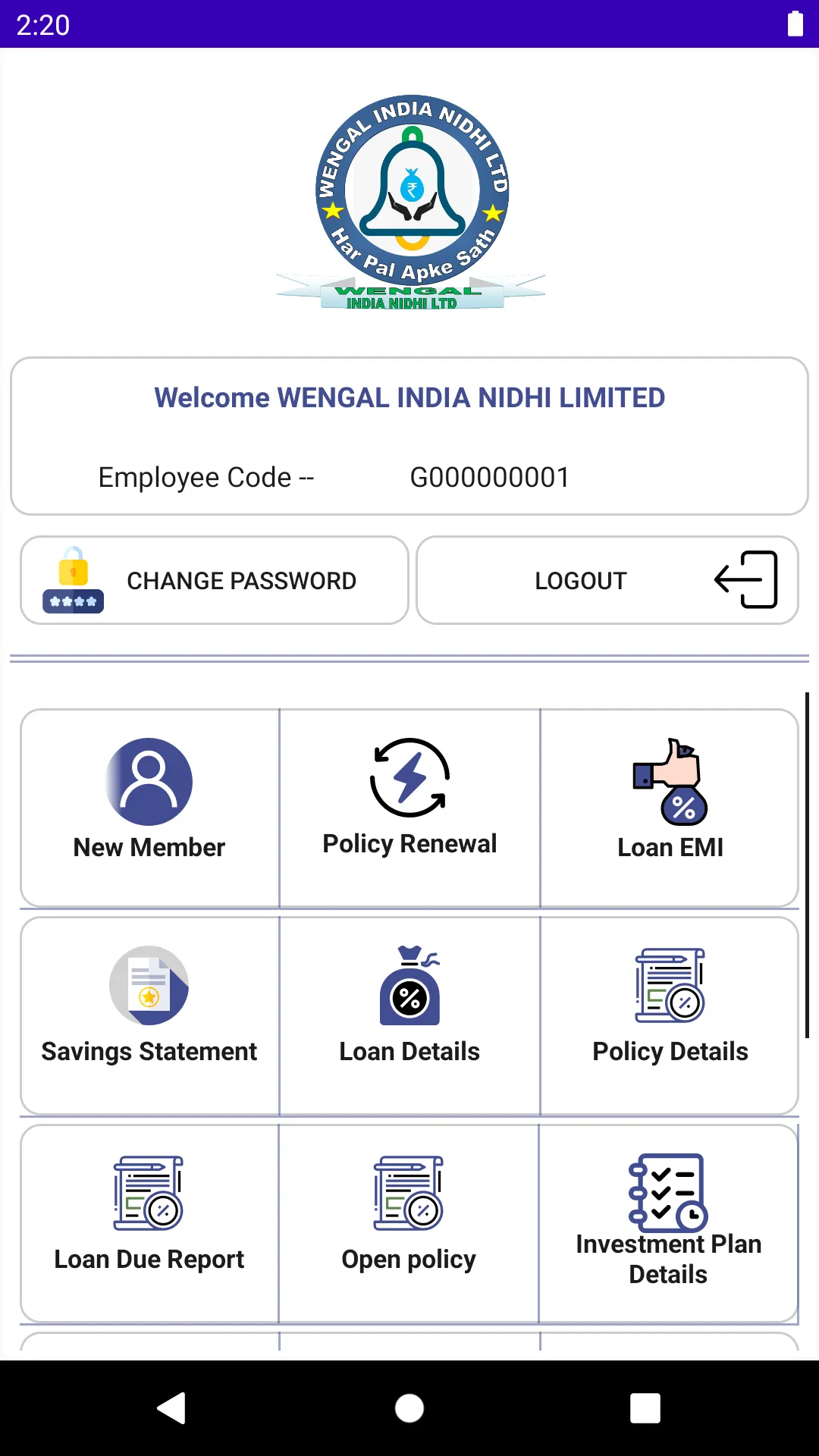 Wengal India Nidhi Limited | Indus Appstore | Screenshot