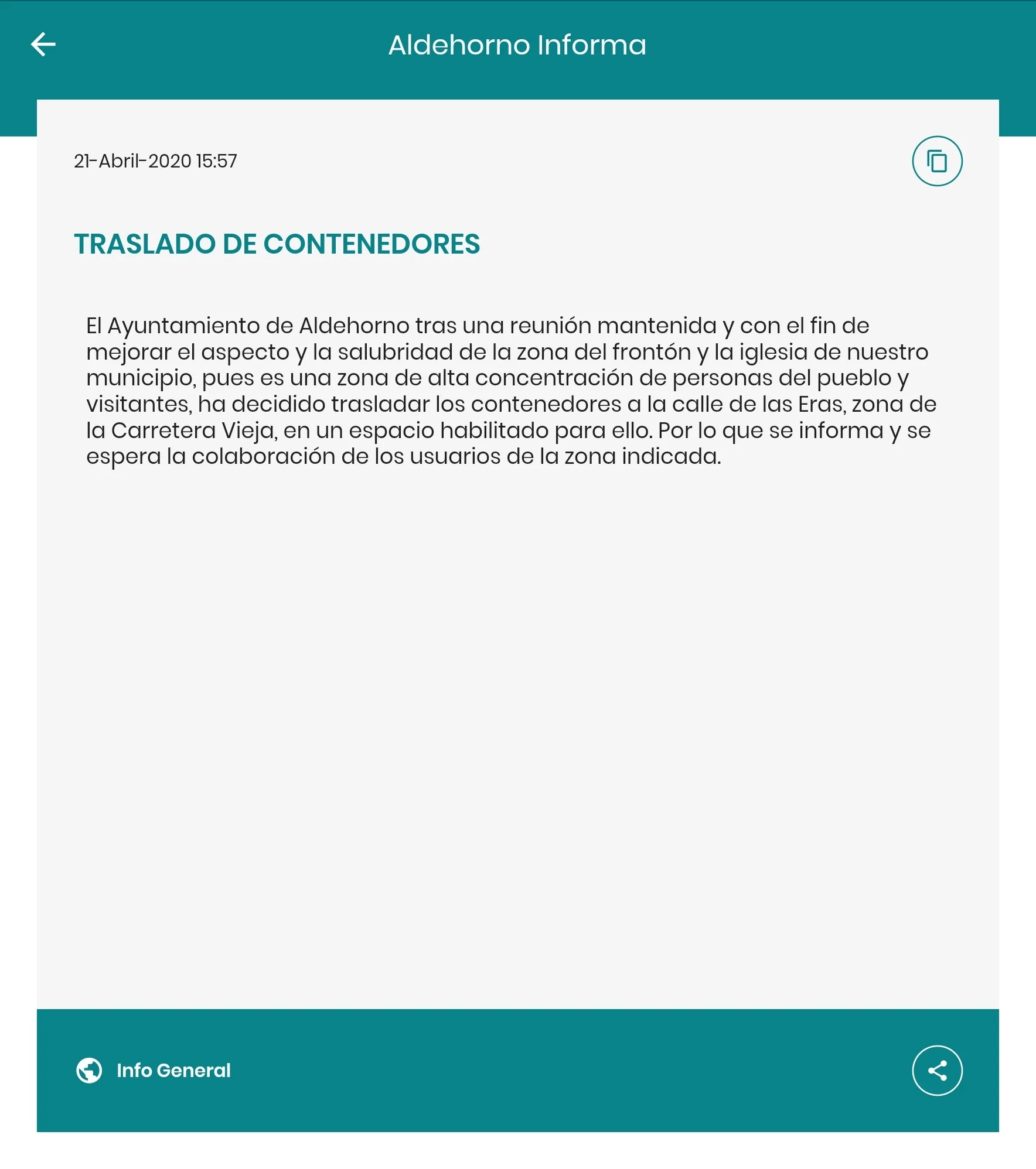 Aldehorno Informa | Indus Appstore | Screenshot