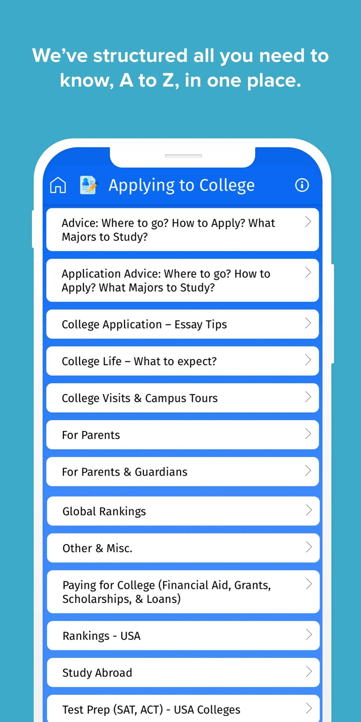 My Guru for College & Careers | Indus Appstore | Screenshot