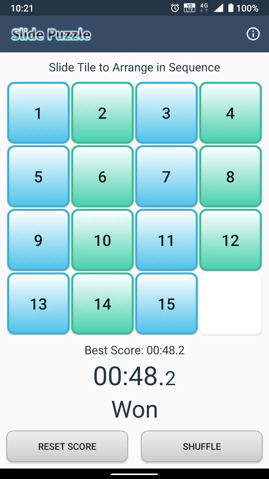 Slide Puzzle | Indus Appstore | Screenshot