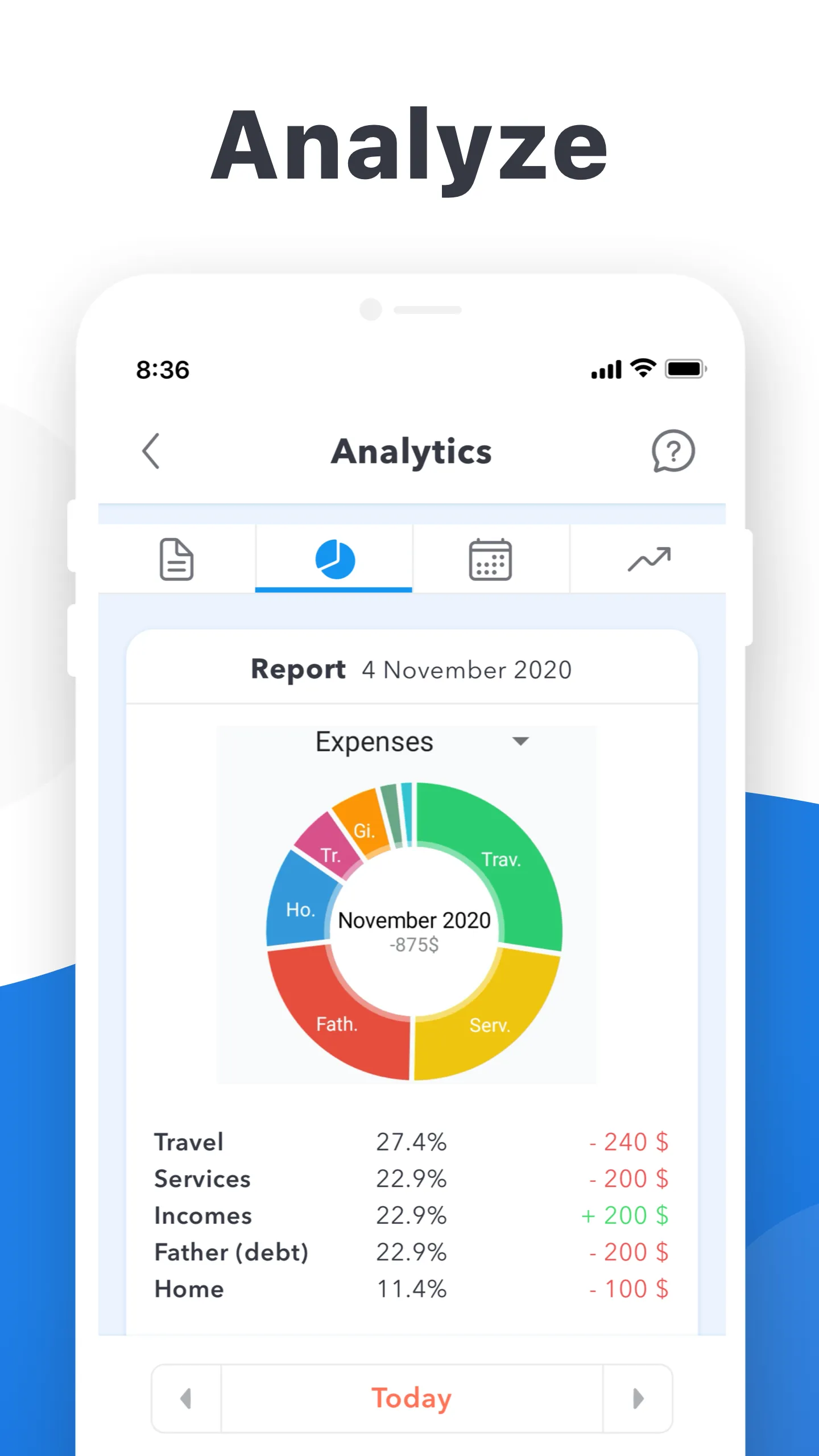 Expense tracker, Money manager | Indus Appstore | Screenshot