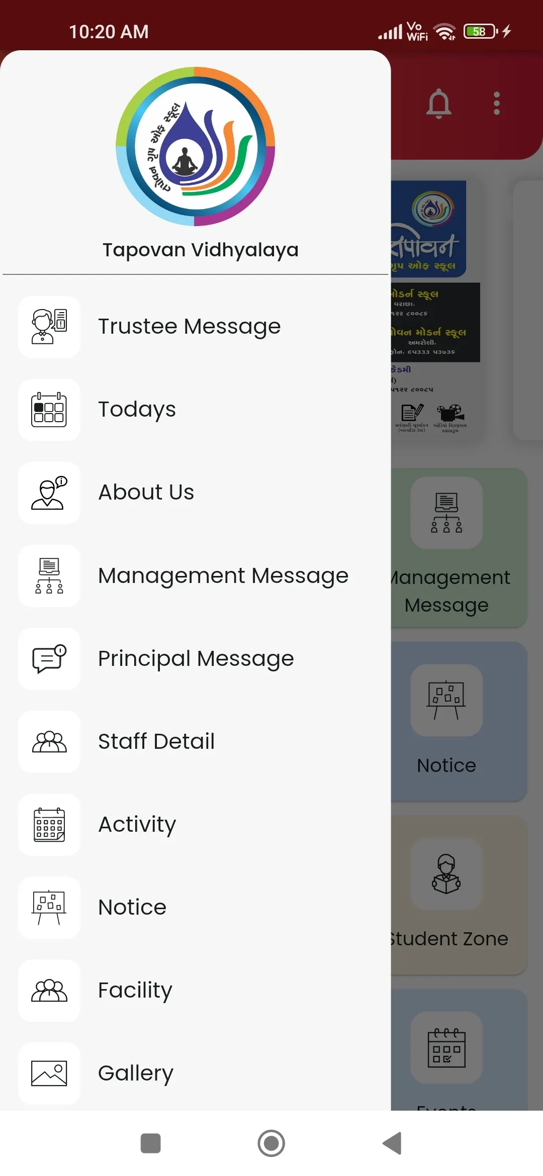 Tapovan Vidhyalaya | Indus Appstore | Screenshot