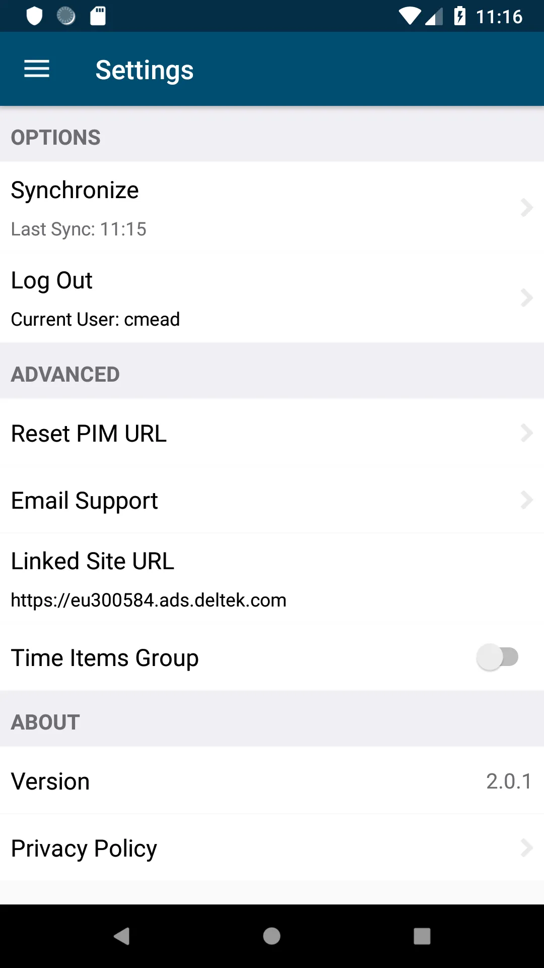 Deltek PIM Timesheets | Indus Appstore | Screenshot