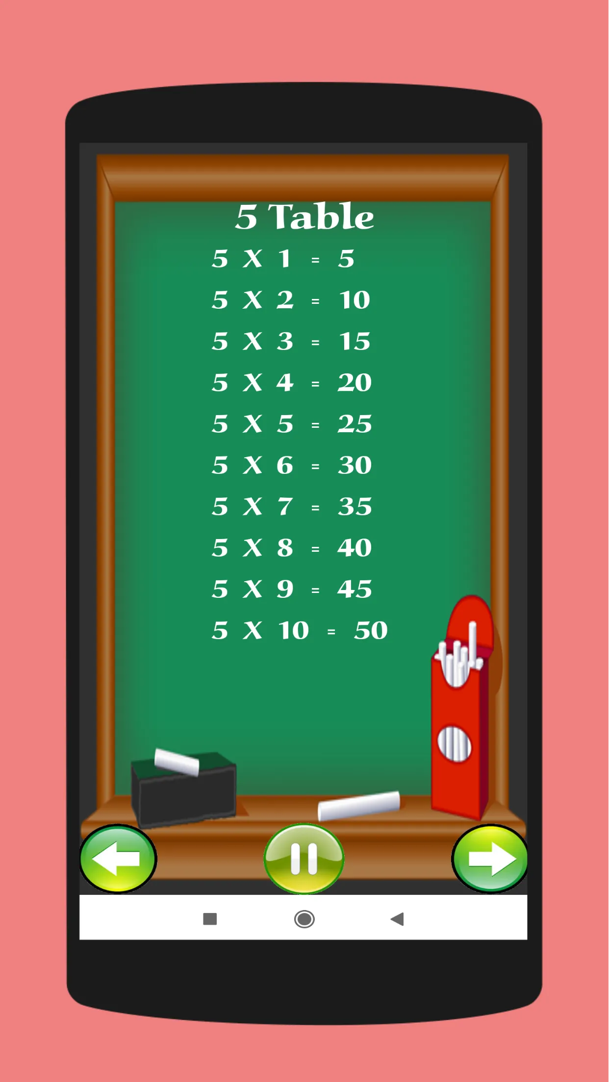 Learn Math Tables | Indus Appstore | Screenshot