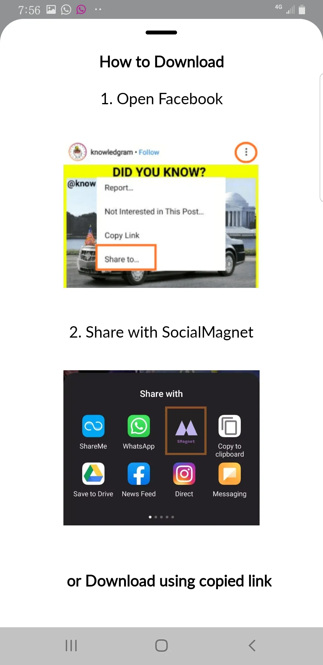 Social Magnet Video Downloader | Indus Appstore | Screenshot