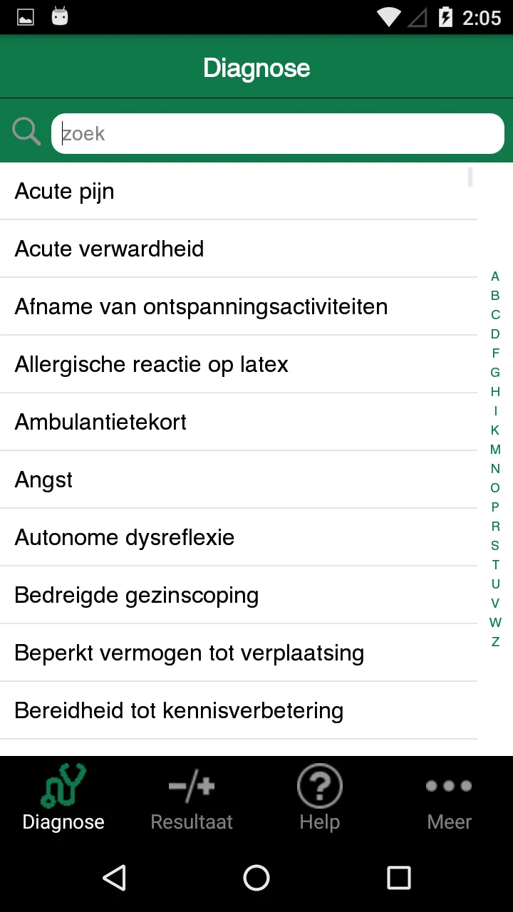 Verpleegk. zorgresultaten(NOC) | Indus Appstore | Screenshot