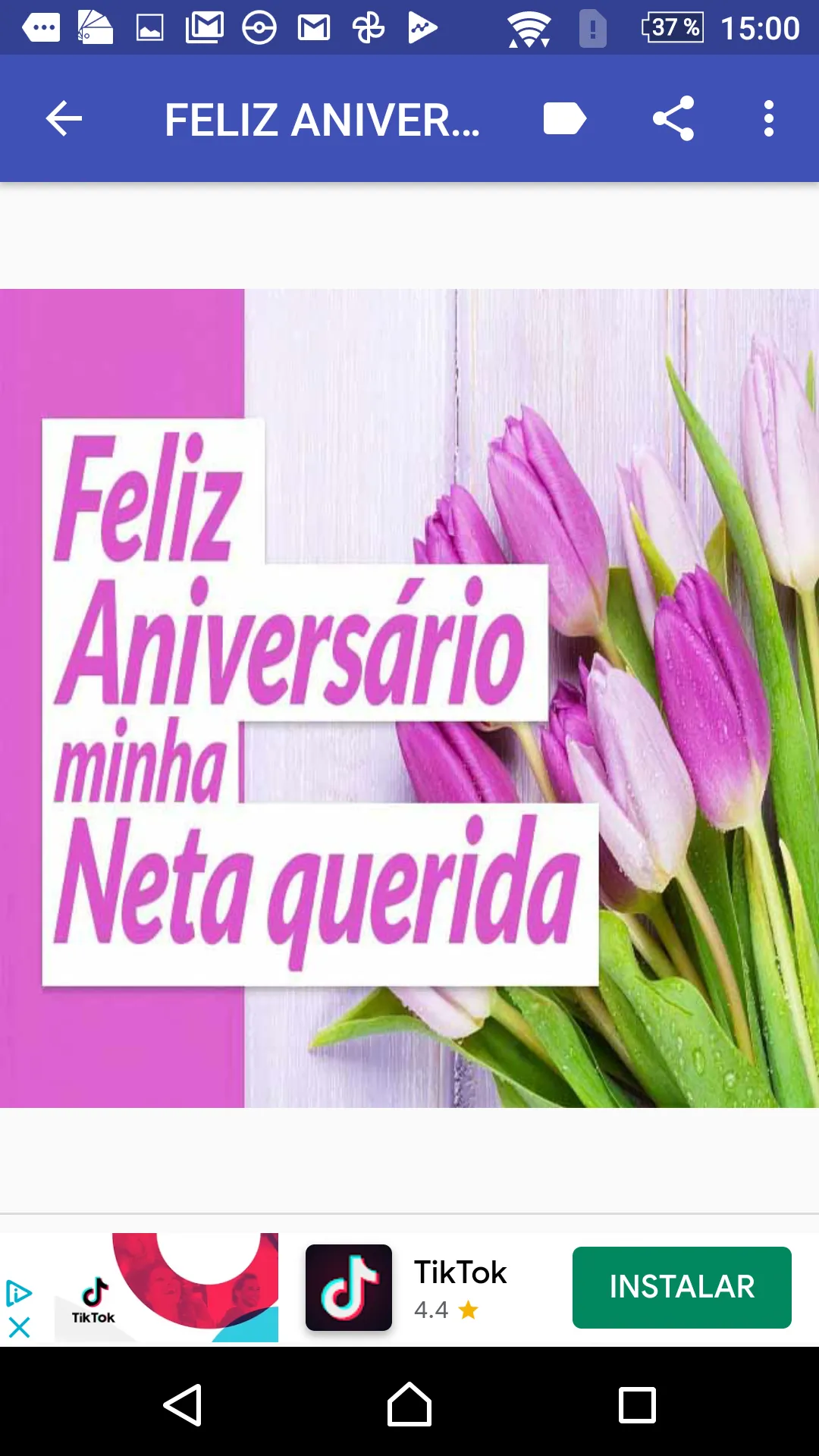 QUERIDA NETA FELIZ ANIVERSÁRIO | Indus Appstore | Screenshot