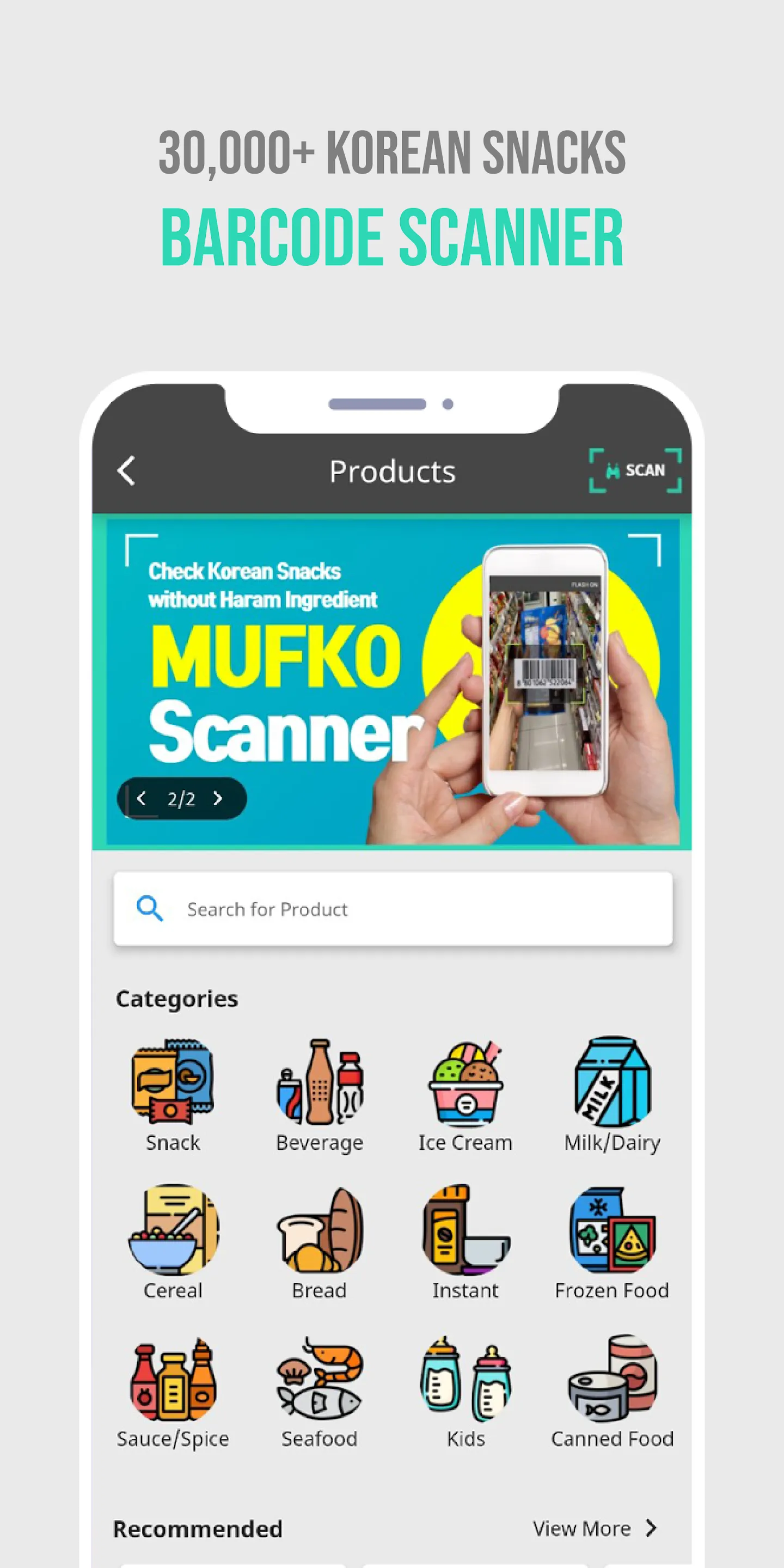 MUFKO: Korean Snack Scan Halal | Indus Appstore | Screenshot