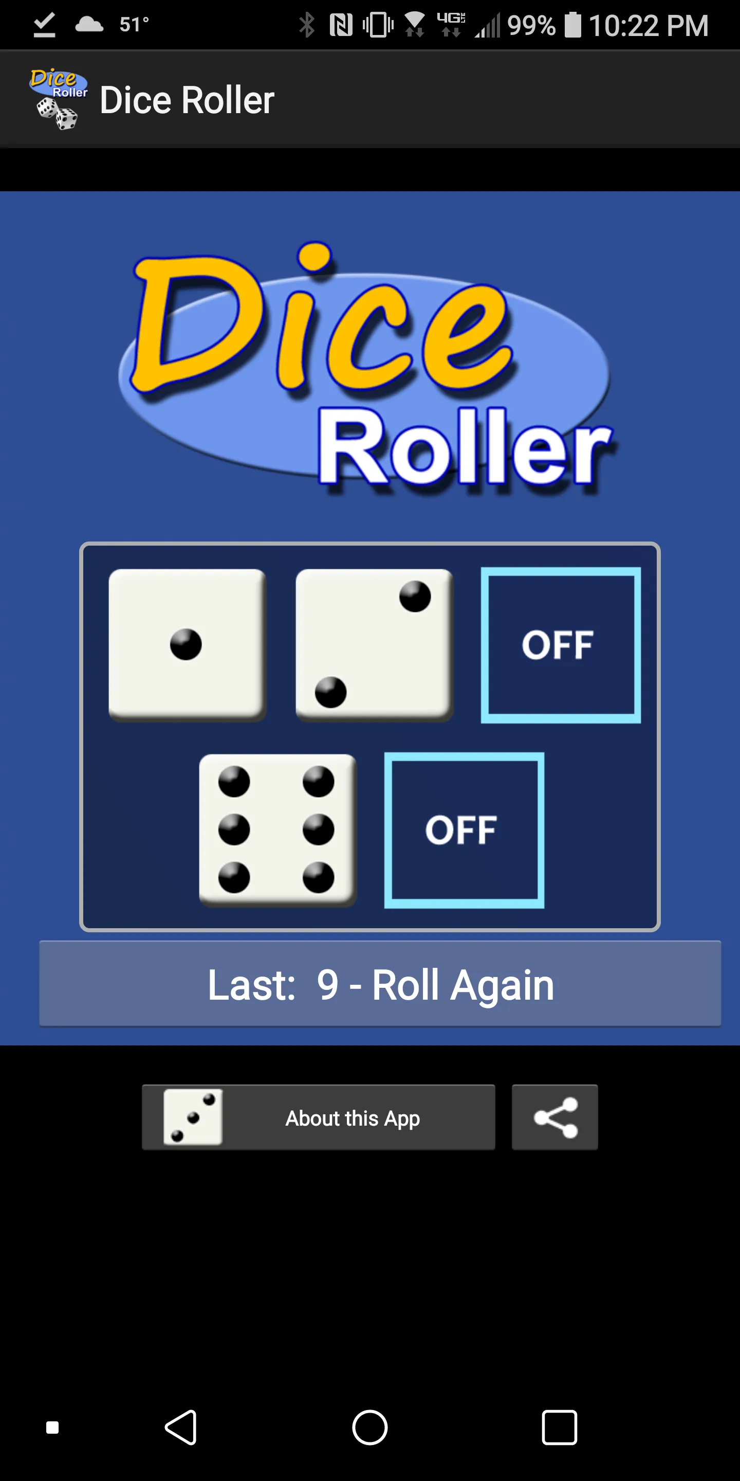 Dice Roller Simulator | Indus Appstore | Screenshot