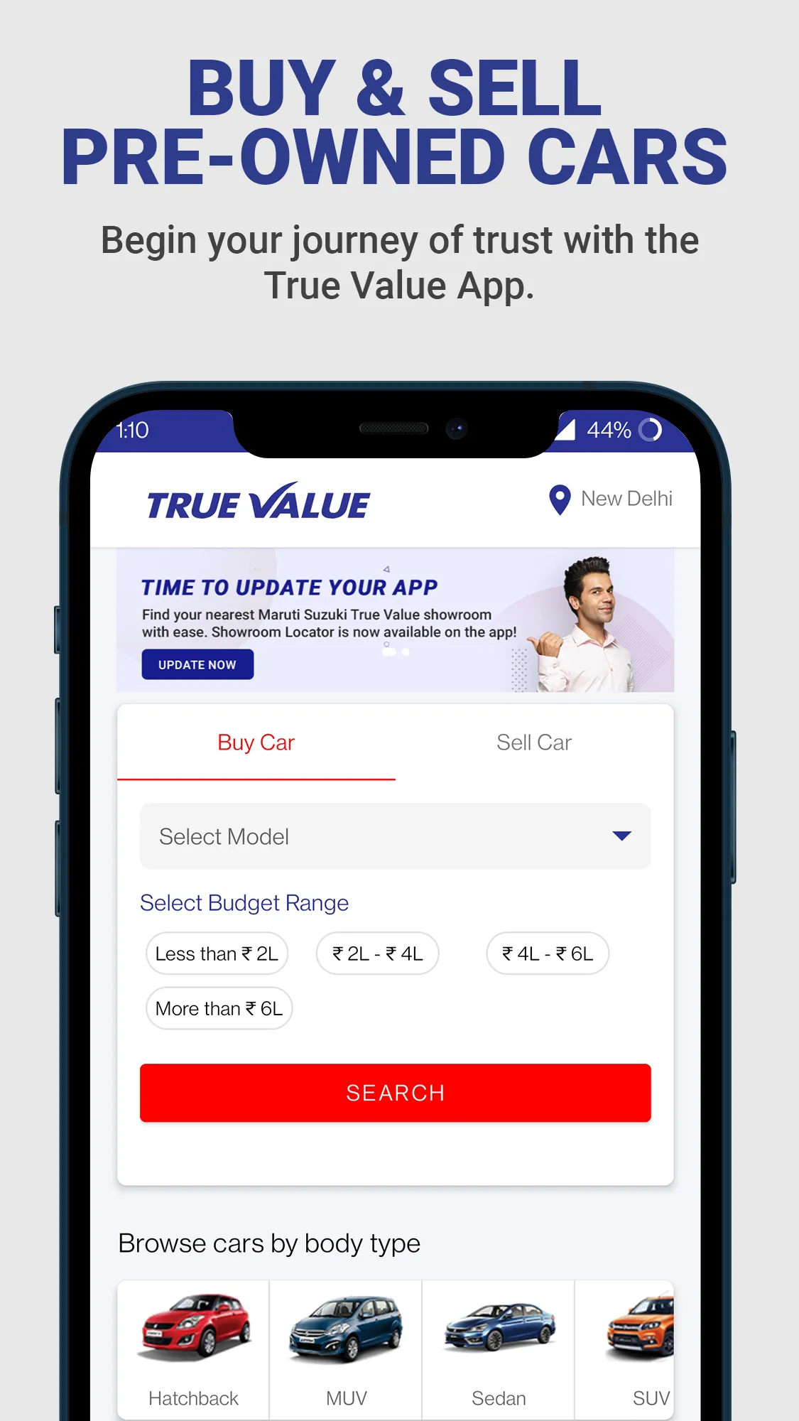 Maruti Suzuki True Value | Indus Appstore | Screenshot