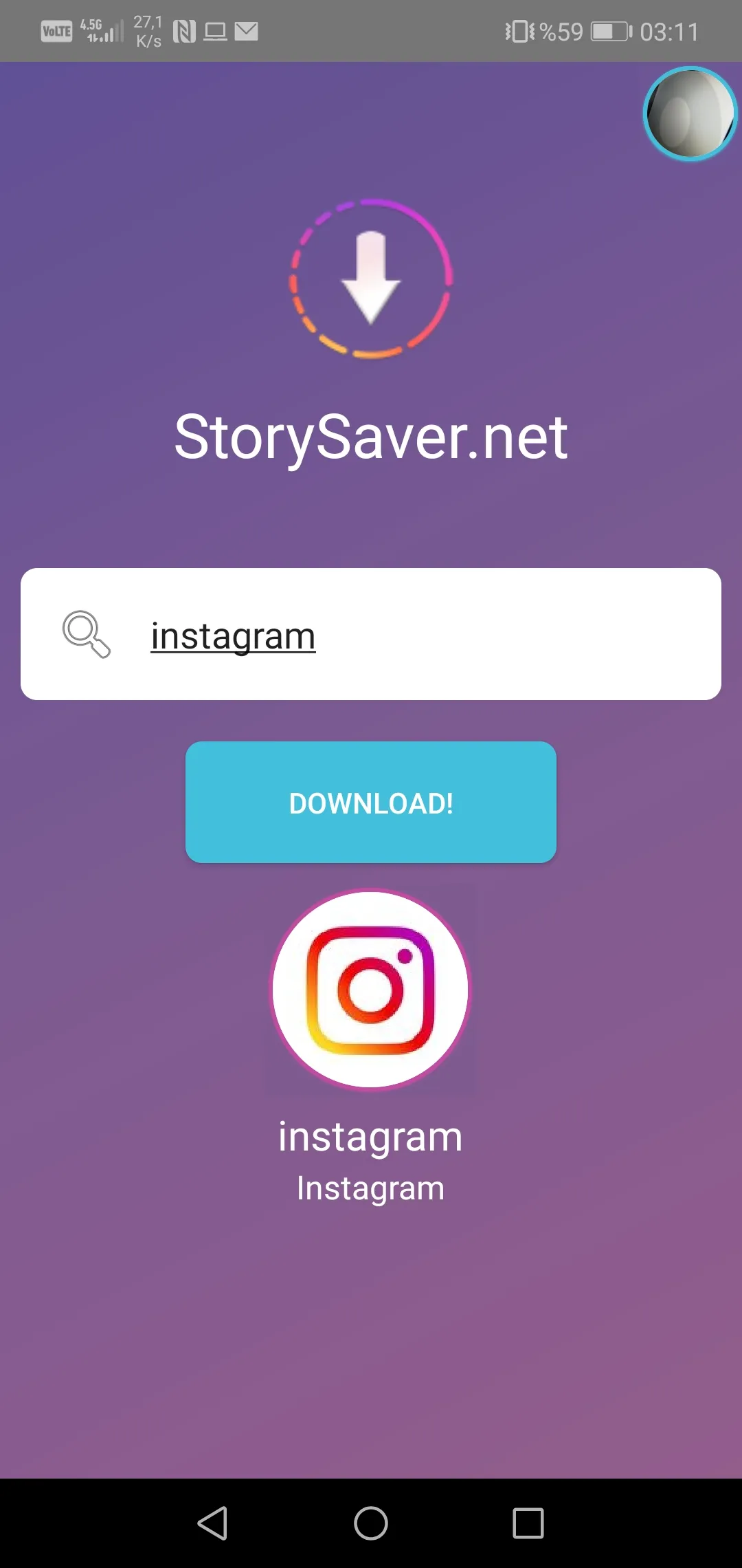 Storysaver.net App | Indus Appstore | Screenshot