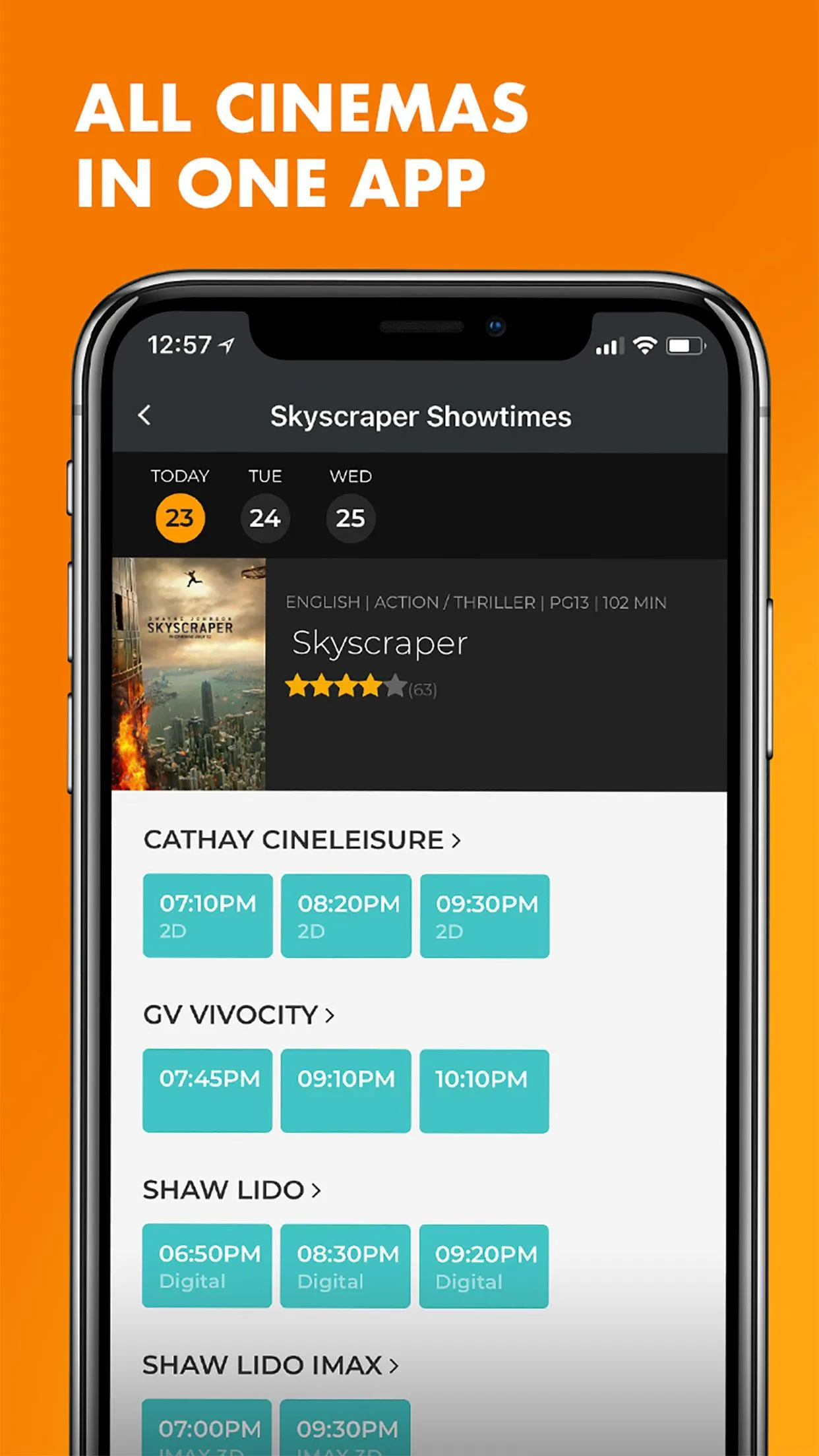 Popcorn: Movie Showtimes, Tick | Indus Appstore | Screenshot