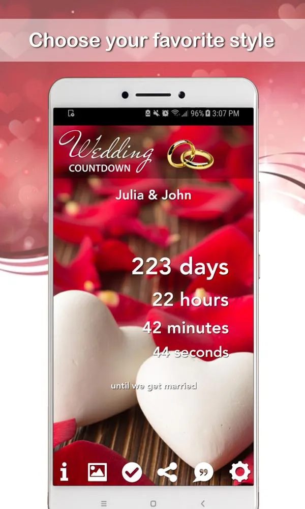 Wedding Countdown App 2023 | Indus Appstore | Screenshot