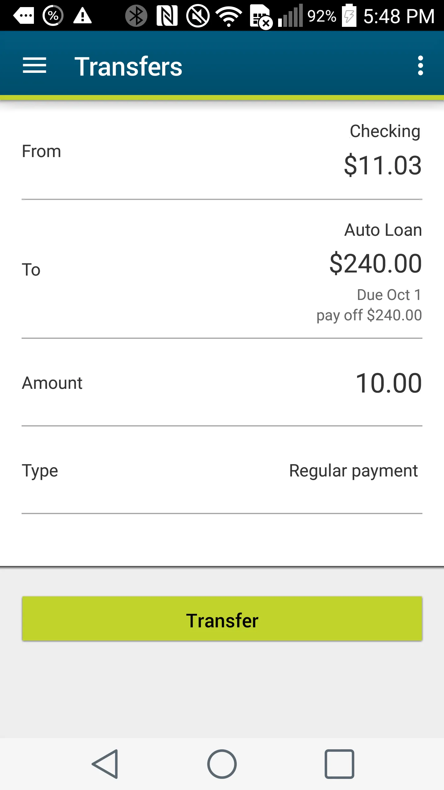 Advantage FCU, Rochester NY | Indus Appstore | Screenshot