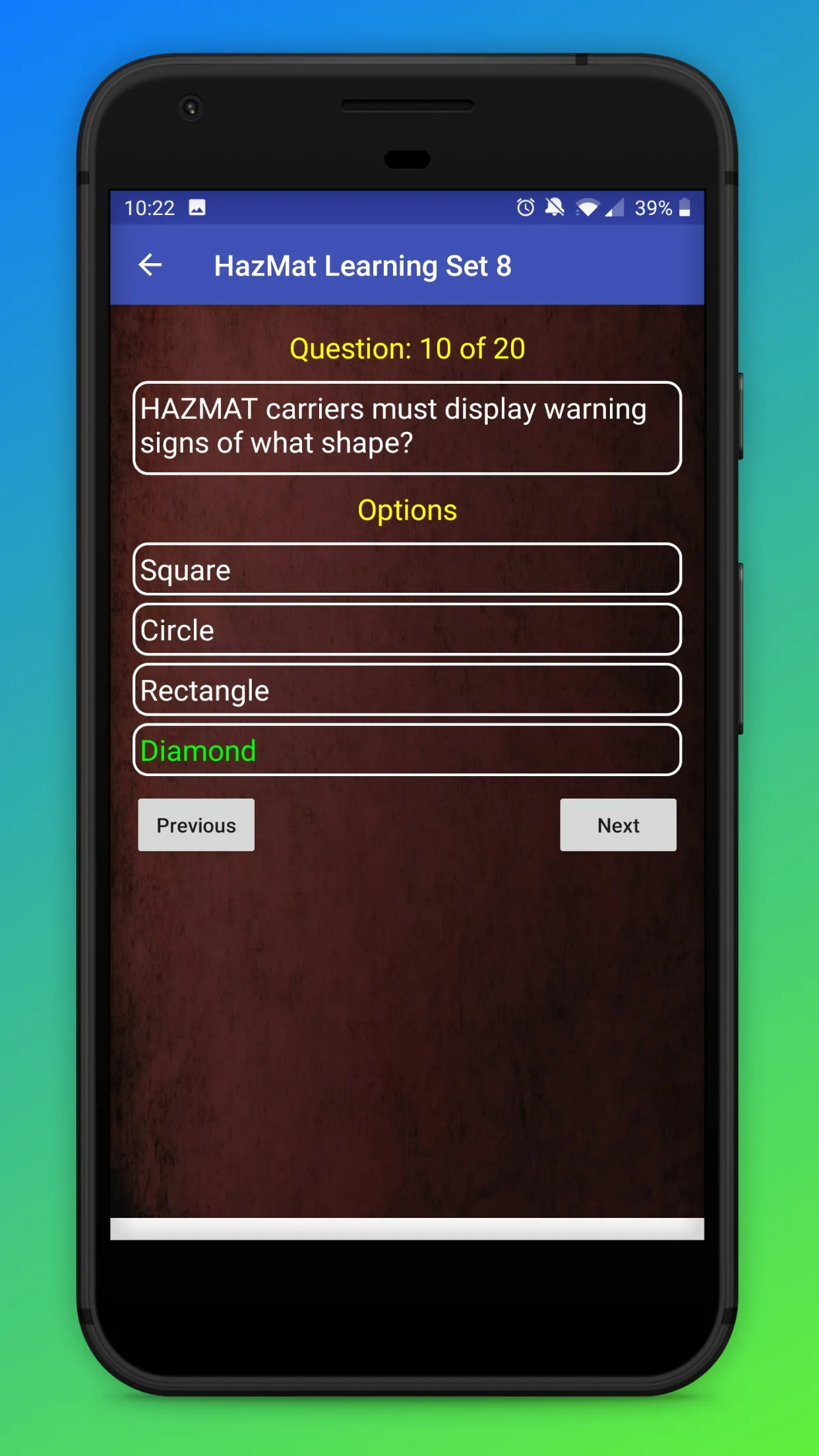 HazMat Test | Indus Appstore | Screenshot