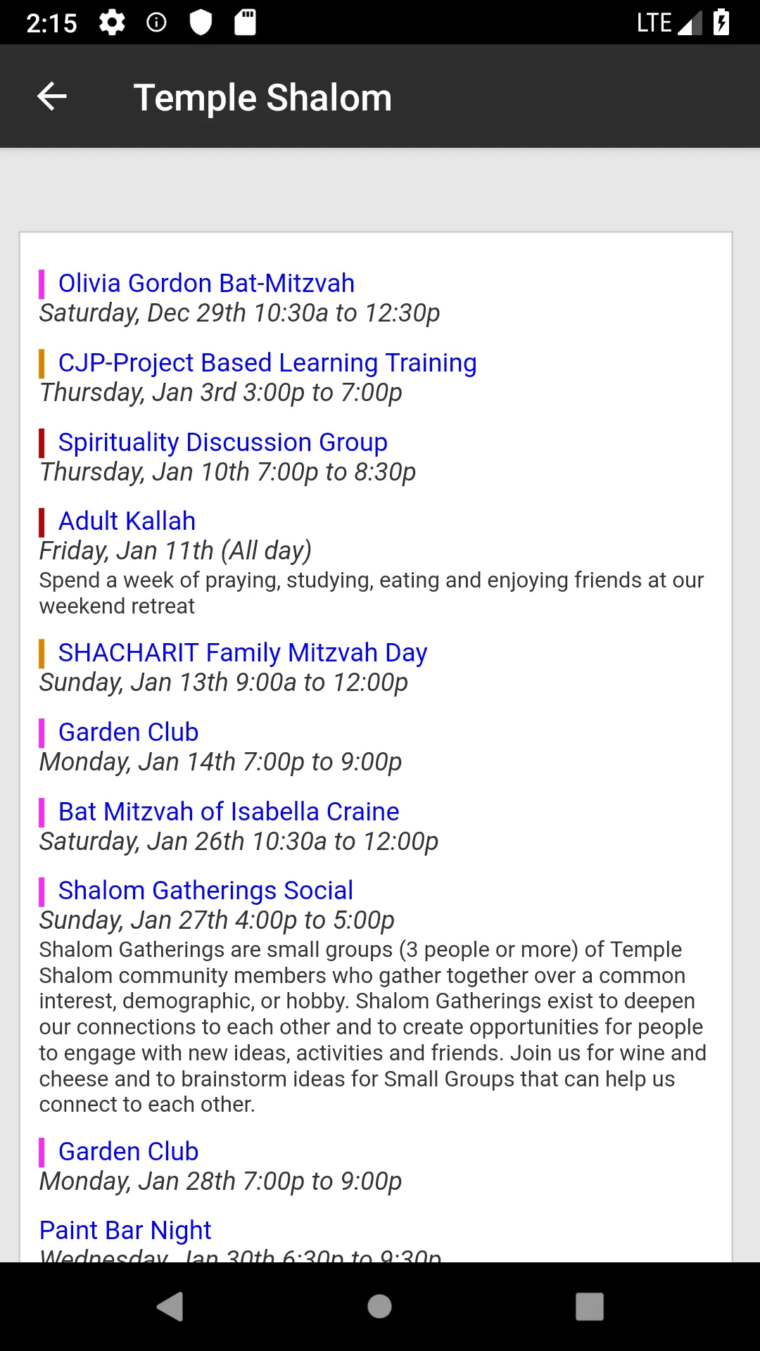 Temple Shalom of Newton | Indus Appstore | Screenshot