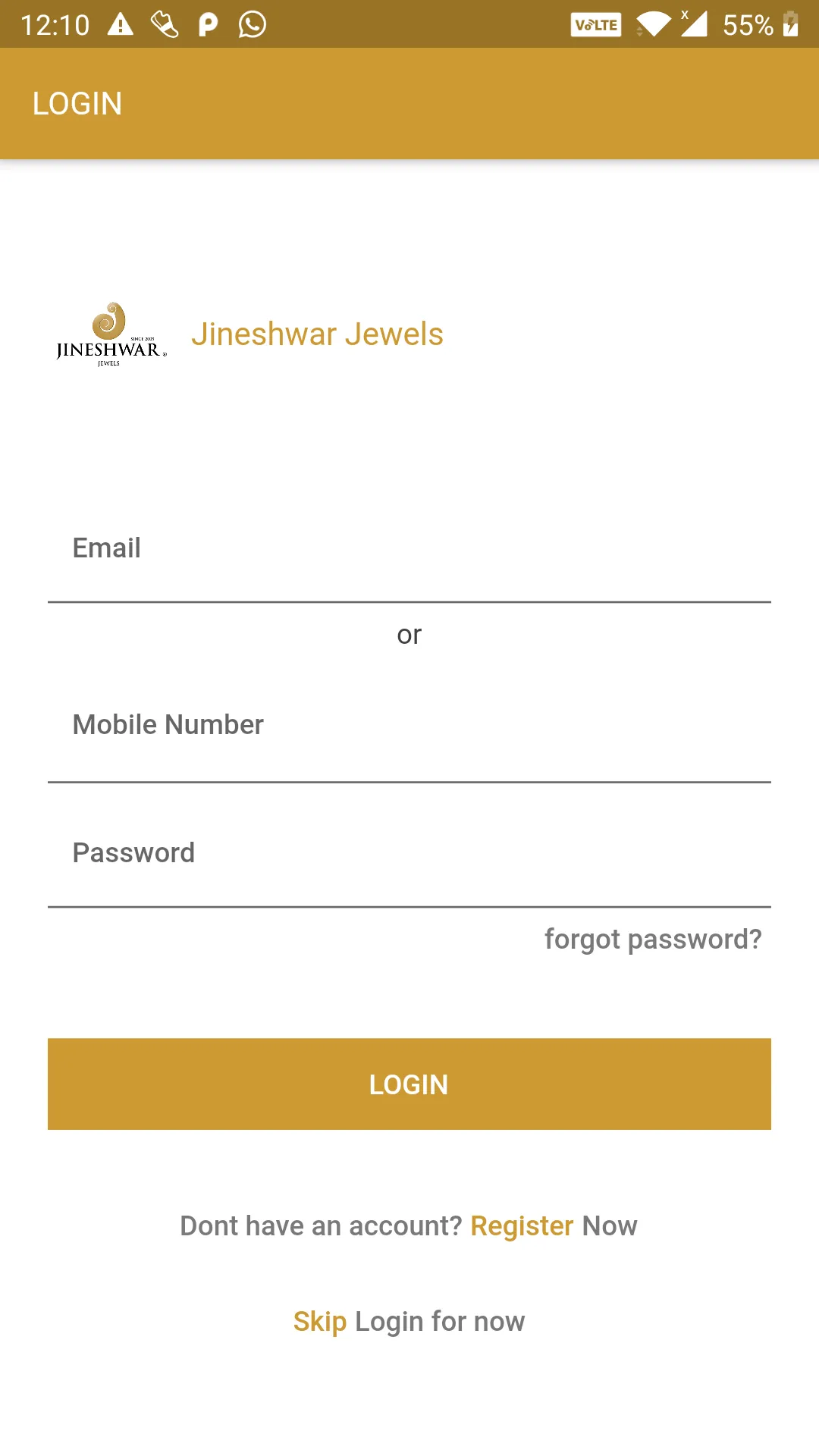 Jineshwar Jewels Kantiwala Gol | Indus Appstore | Screenshot